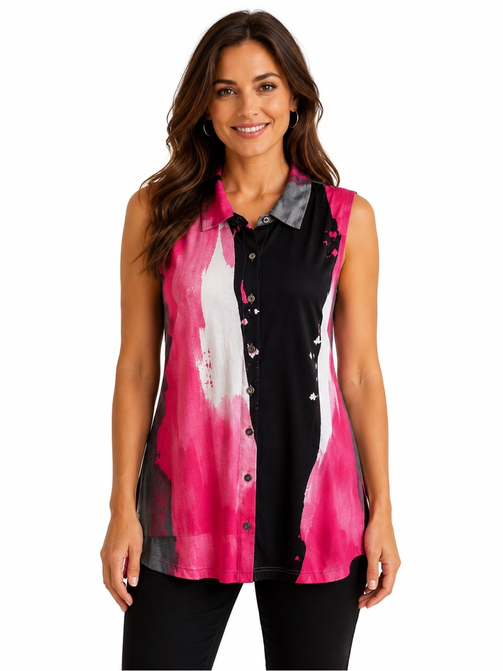 SNOSKINS Sleeveless Tunic Top SMALL